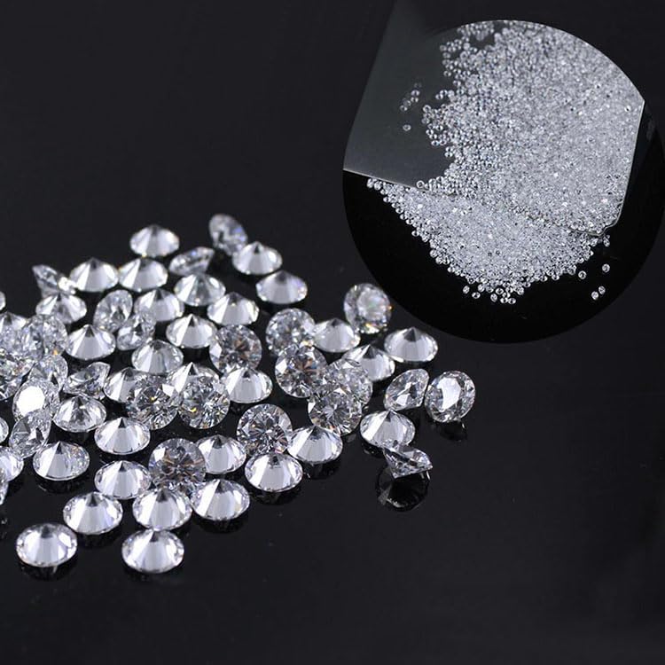 Ningxun Tiny Size 500pcs 0.7-3mm Cubic Zirconia Loose Stones 5A White Color Faced Cut Pointed Back CZ Gemstone Synthetic For Jewelry Setting - Image 4